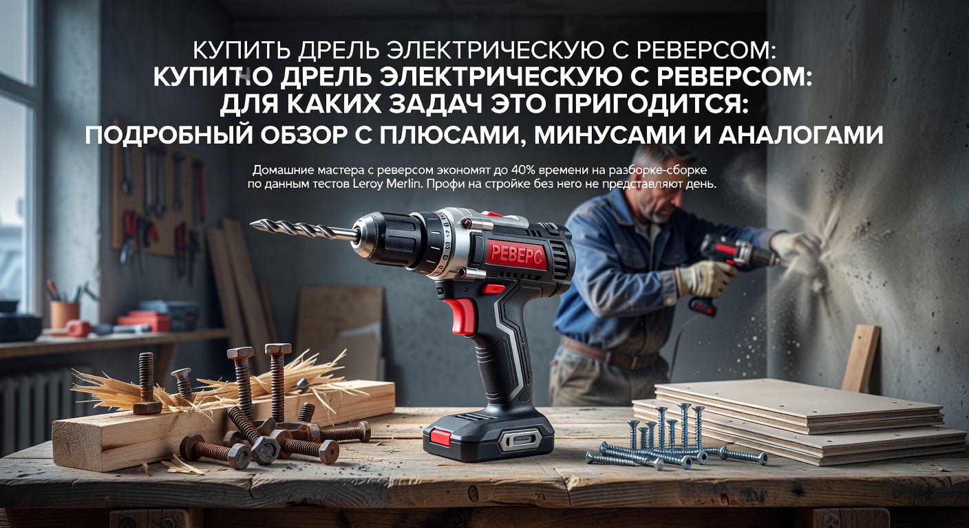 Купить дрель электрическую с реверсом: для каких задач это пригодится: подробный обзор с плюсами, минусами и аналогами