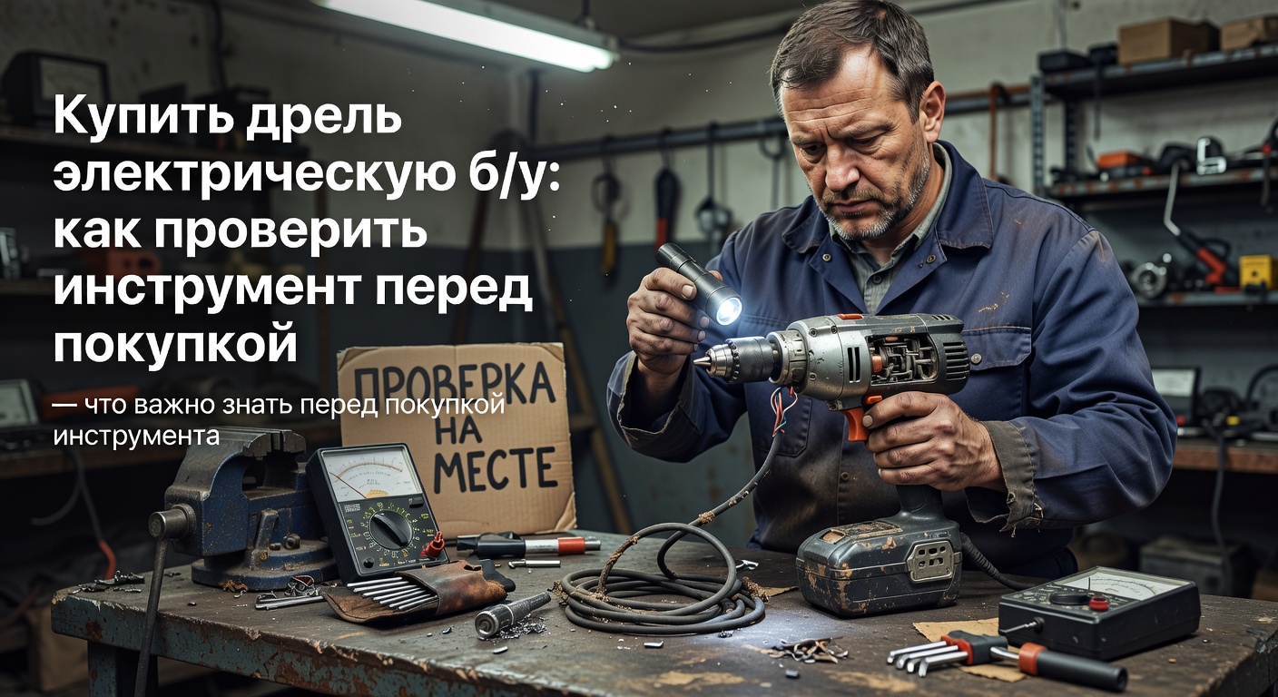 Купить дрель электрическую б/у: как проверить инструмент перед покупкой — что важно знать перед покупкой инструмента