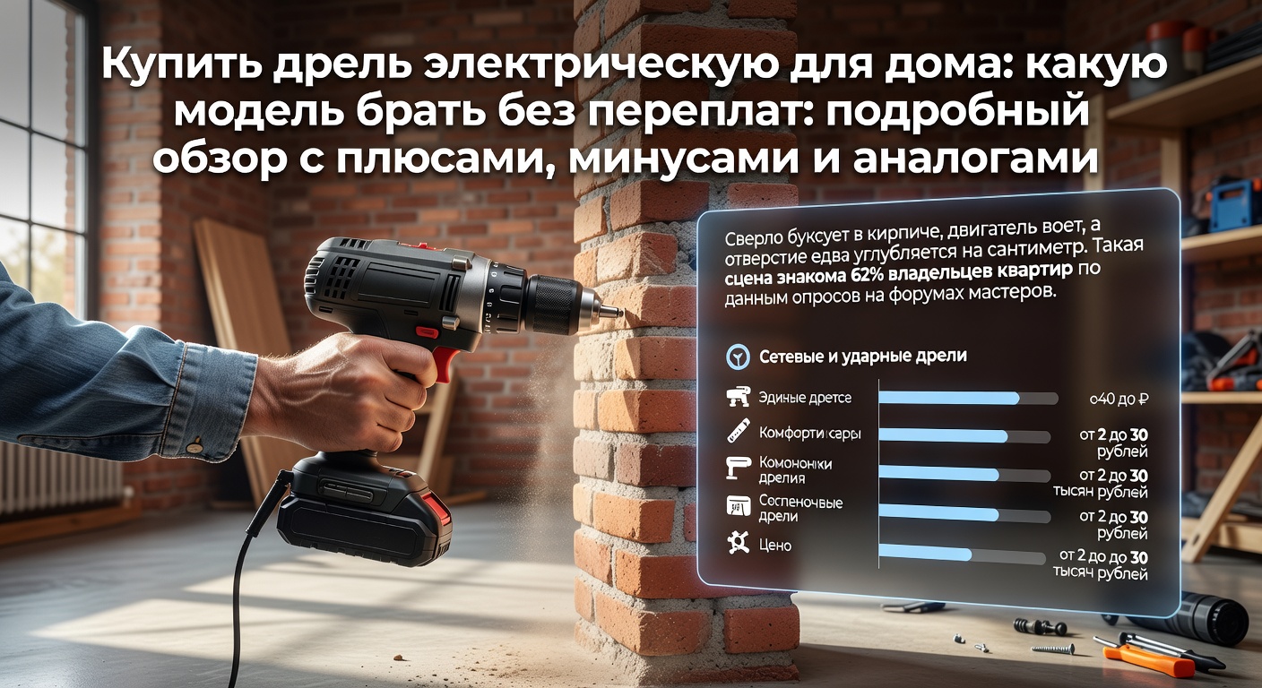 Купить дрель электрическую для дома: какую модель брать без переплат: подробный обзор с плюсами, минусами и аналогами