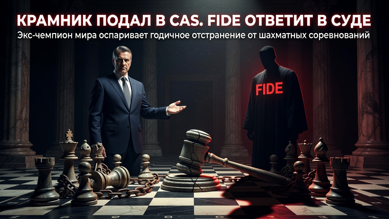 Крамник подал в CAS. FIDE ответит в суде